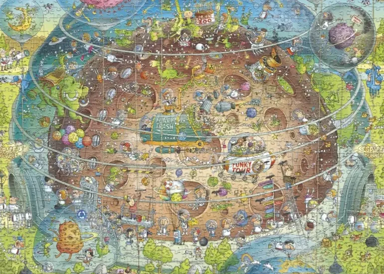 Heye: Marino Degano - Funky Zoo, Cosmic Habitat (1000)