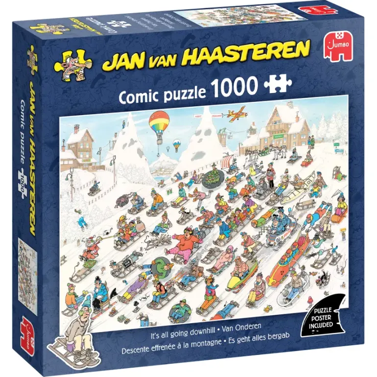 Jan Van Haasteren: It's All Going Downhill (1000)