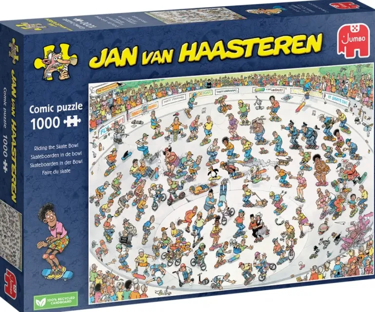 Jan Van Haasteren: Riding The Skate Bowl (1000)
