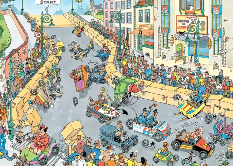 Jan Van Haasteren: The Soapbox Race (1000)