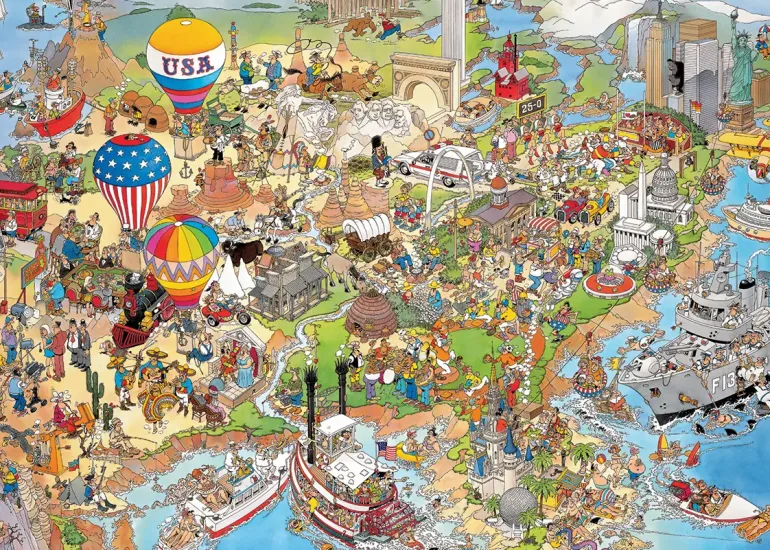 Jan Van Haasteren: USA (1000)