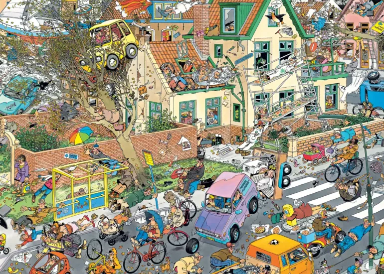 Jan Van Haasteren: 2 x 1000 (Safari, The Storm)