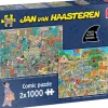 Jan Van Haasteren: 2 x 1000 (The Music Shop, Holiday Jitters)