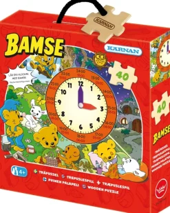 Kärnan: Träpussel - Bamses Klockpussel (40)