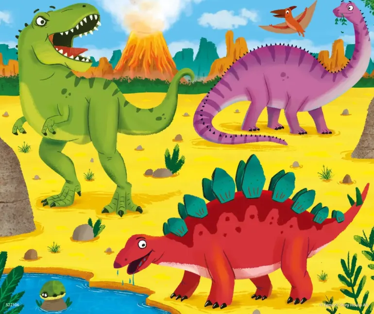 Kärnan: Träpussel - Dinosaurier (20)
