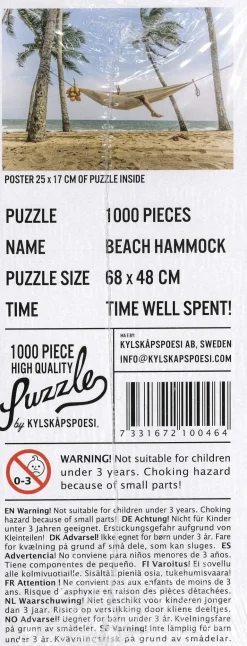 Kylskåpspoesi: Beach Hammock (1000)