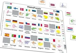 Larsen: Rampussel - MemoPuzzle, EU-Länder (54)