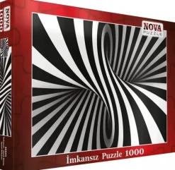 Nova Puzzle: Black and White Spiral (1000)