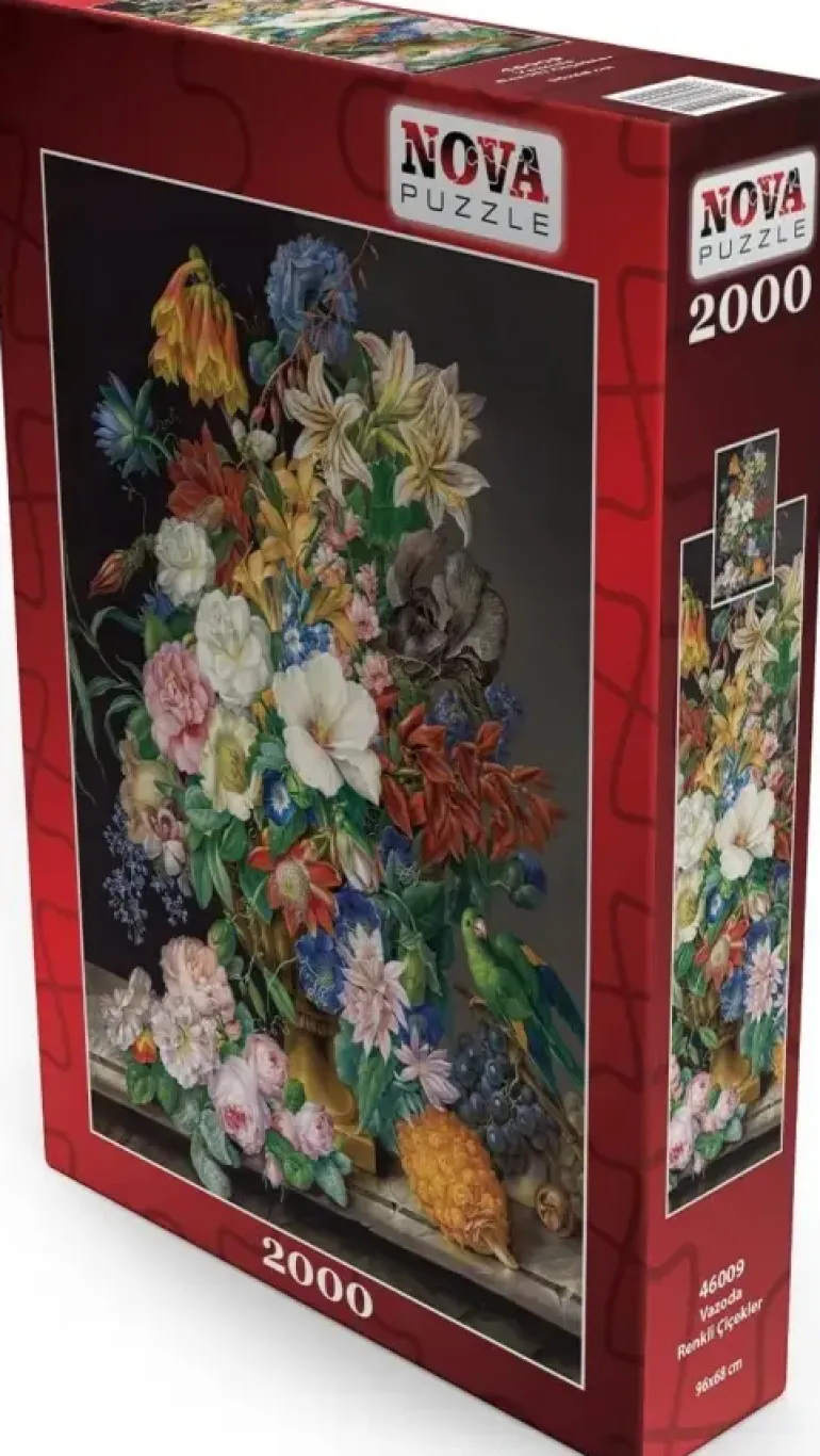 Nova Puzzle: Colorful Flowers in Vase (2000)