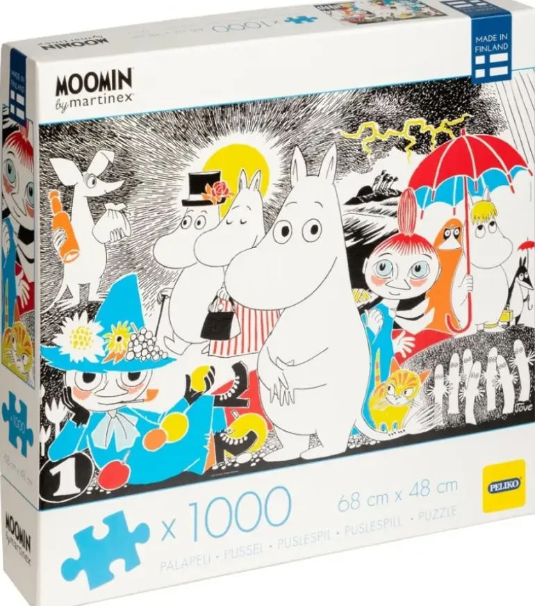 Peliko: Mumin - Moomin, Muminfamiljen i Sol och Storm (1000)
