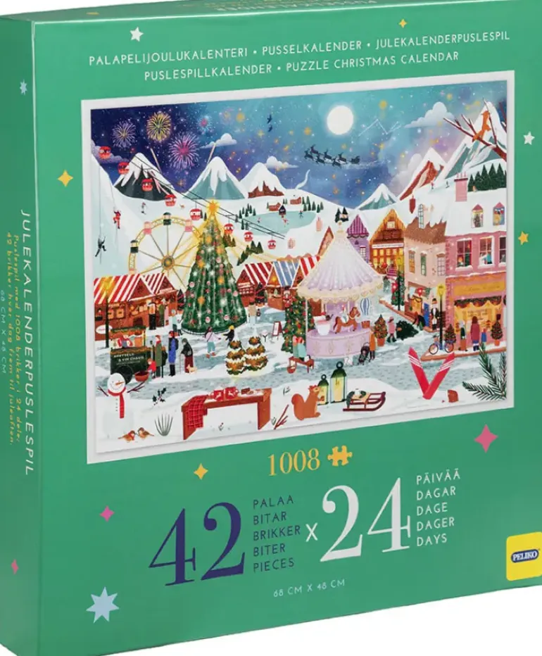 Peliko: Pusselkalender - Julmarknad (1008)