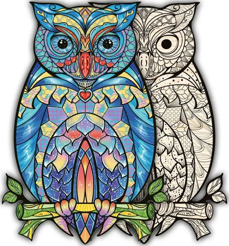Philos: Artifact Wooden Puzzle - Owl (199)