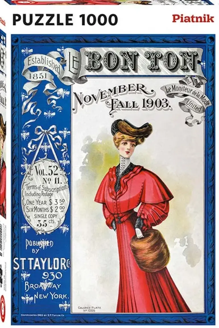 Piatnik: Bon Ton Magazine Cover 1903 (1000)