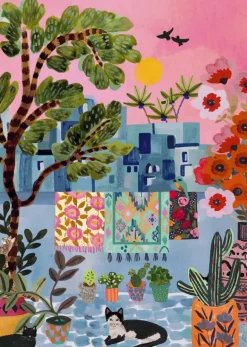 Pieces & Peace: Chefchaouen Cats - Morocco (1000)