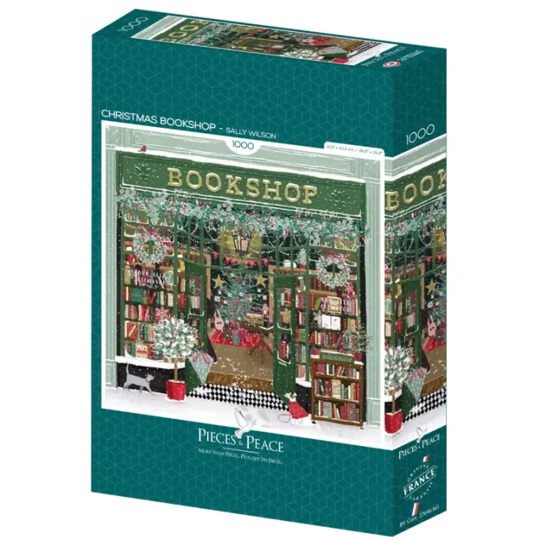 Pieces & Peace: Christmas Bookshop (1000)