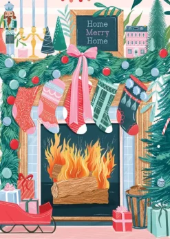Pieces & Peace: Christmas Fireplace (500)