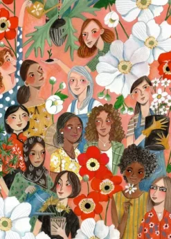 Pieces & Peace: Women Gardening (500)