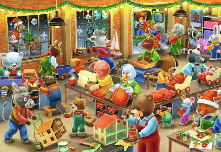 Ravensburger: Christmas Toy Factory (2 x 12)