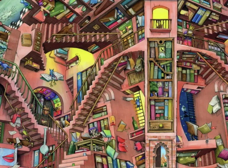 Ravensburger: Colin Thompson - Ludicrous Library (500)
