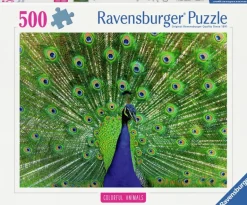 Ravensburger: Colorful Animals - Peacock (500)
