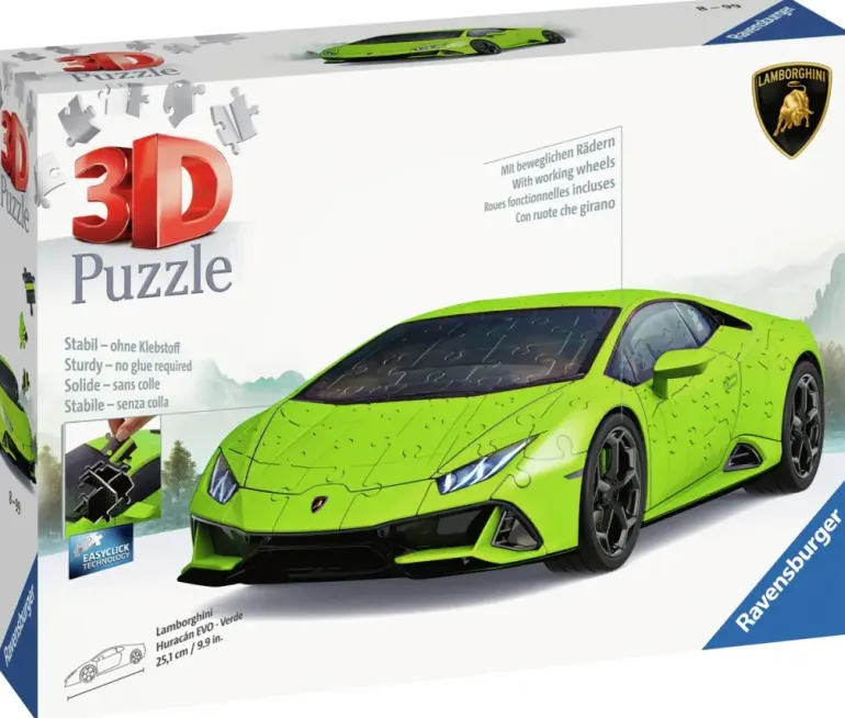 Ravensburger: 3D - Lamborghini Huracan EVO, Green (156)