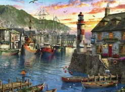Ravensburger: Dominic Davison - Sunrise at the Port (500)