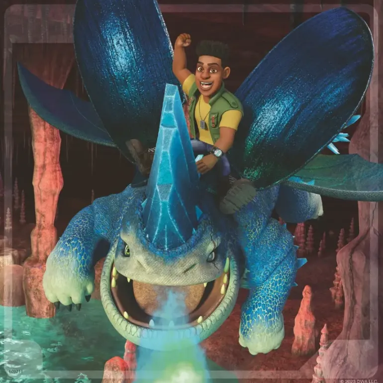 Ravensburger: Dragons - The Nine Realms, Tomas, Jun och D'Angelo (3 x 49)