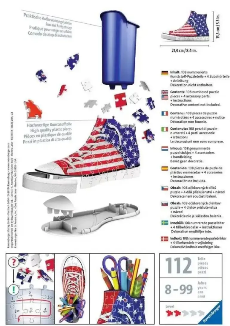 Ravensburger: 3D - Sneaker, USA (112)