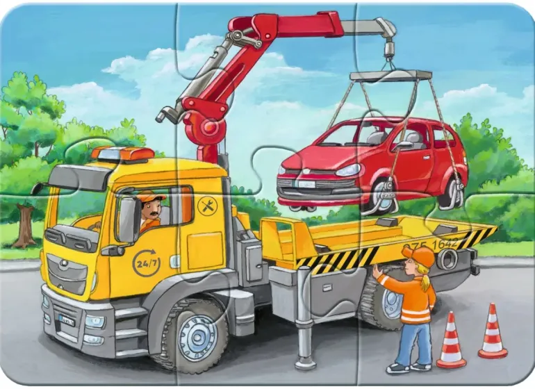 Ravensburger: Emergency Vehicles (2, 4, 6, 8)
