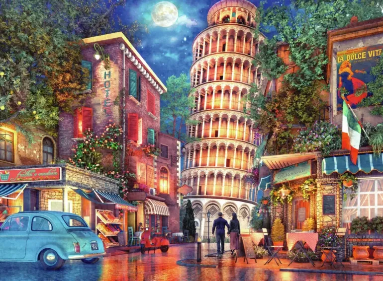 Ravensburger: Evening in Pisa (500)