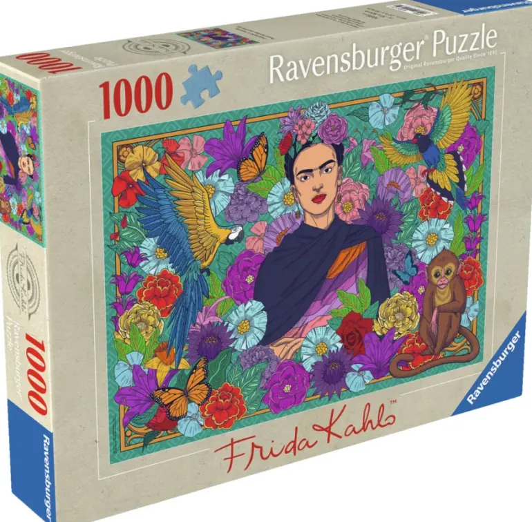 Ravensburger: Frida Kahlo's Paradise - Parrot, Monkey and Blooms (1000)