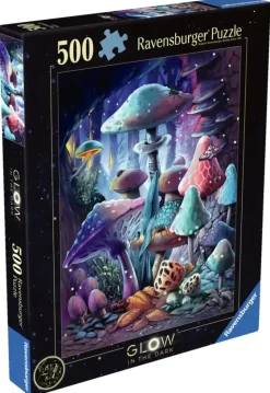 Ravensburger: Glow in the Dark - Moonlight Mushrooms (500)