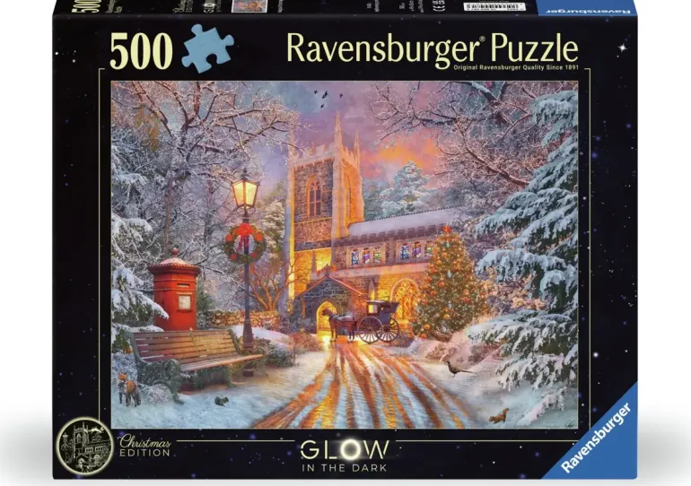 Ravensburger: Glow in the Dark - Magical Christmas (500)