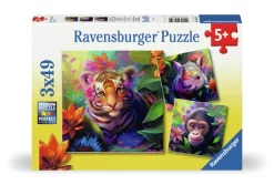 Ravensburger: Jungle Babies (3 x 49)