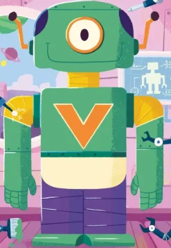Ravensburger: Mix & Match - Build Your Robots! (3 x 24)