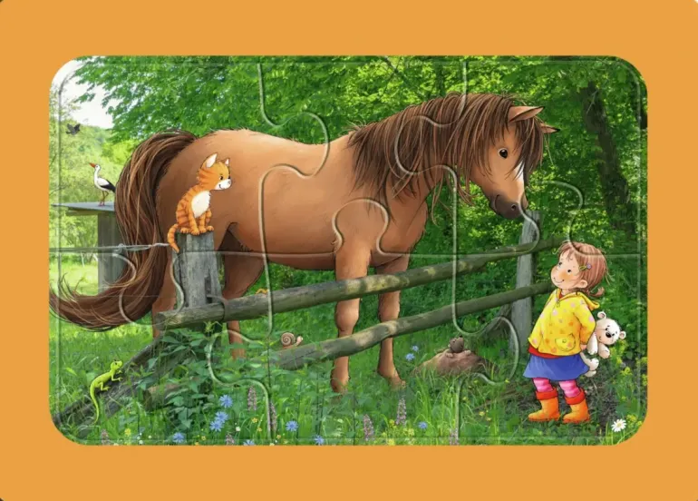 Ravensburger: My First Color Puzzles - Lotta on the Farm (3 x 6)