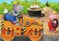 Ravensburger: My First Puzzle - Construction Site Animals (2, 4, 6, 8)