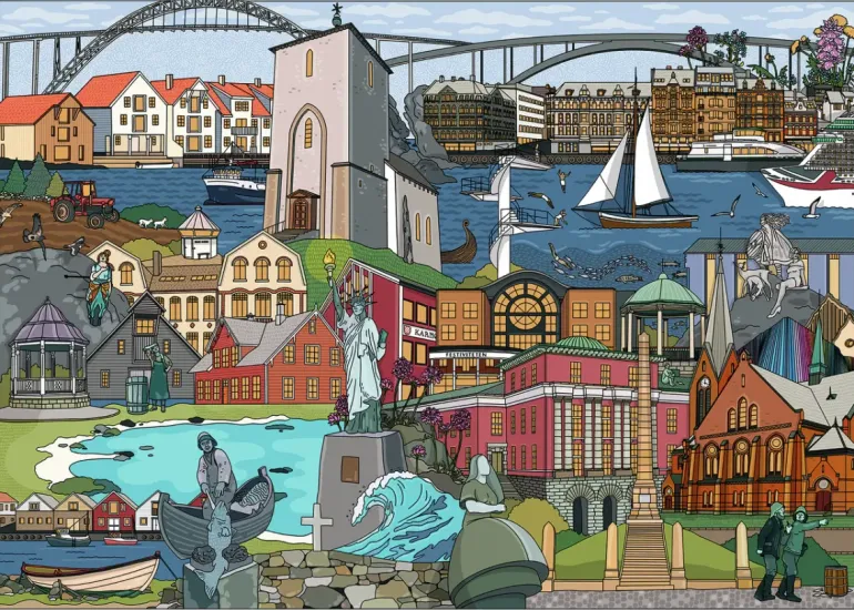 Ravensburger: Norway Karmöy Haugesund (1000)