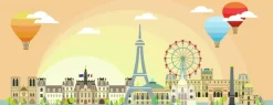 Ravensburger: Panorama - A Day in Paris (1000)
