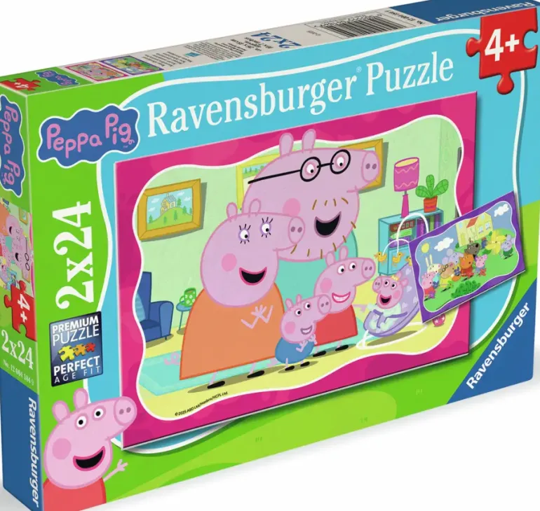 Ravensburger: Peppa Pig (Greta Gris) - New Adventures! (2 x 24)