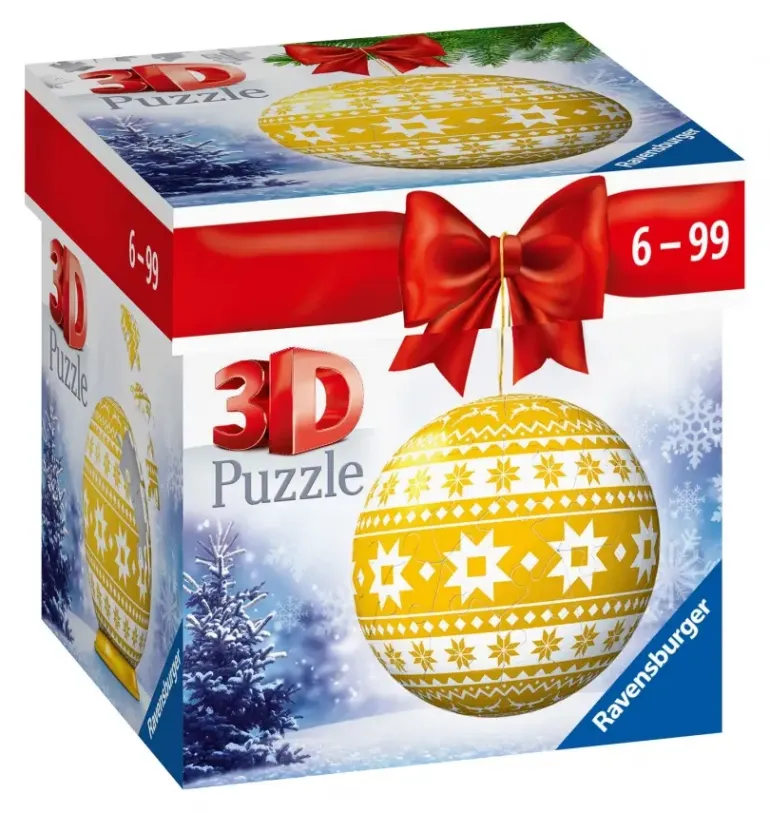 Ravensburger: Puzzle Ball - Christmas Ball Yellow (56)
