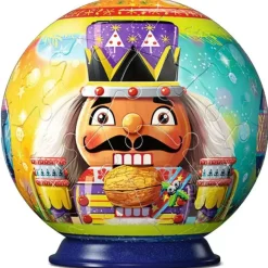 Ravensburger: Puzzle Ball - Holiday Nutcracker, Purple Crown (55)