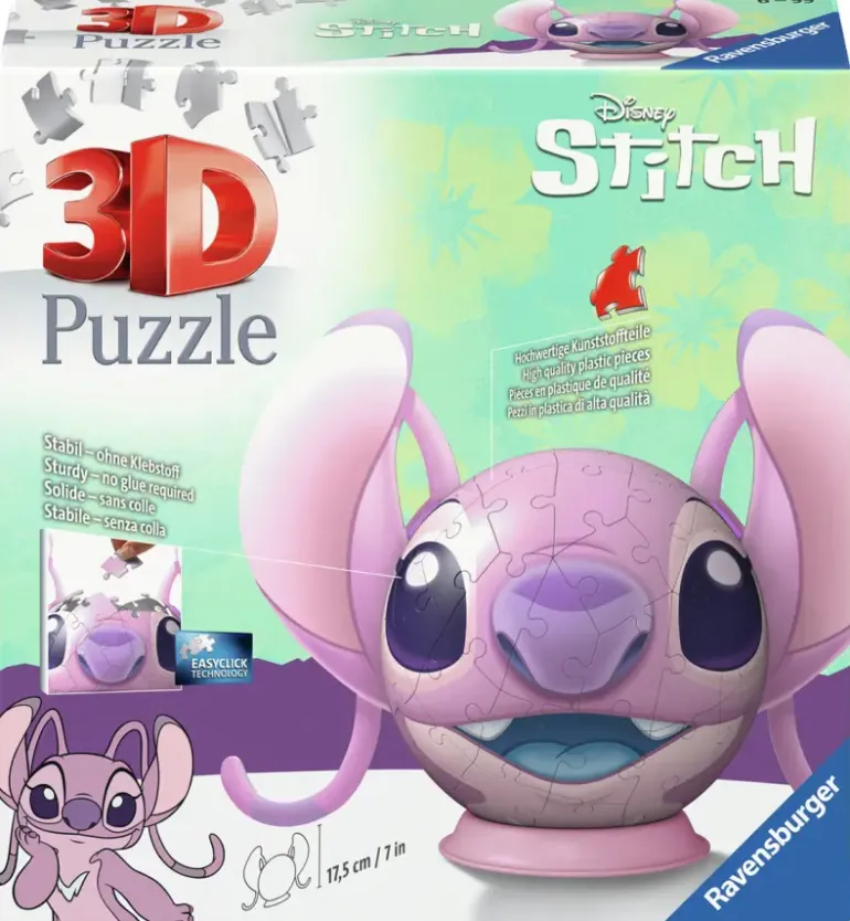 Ravensburger: Puzzle Ball - Stitch, Angel with Ears (77)