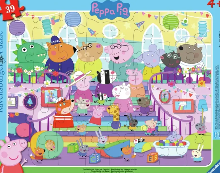 Ravensburger: Rampussel - Greta Gris, Family Celebration with Peppa (39)