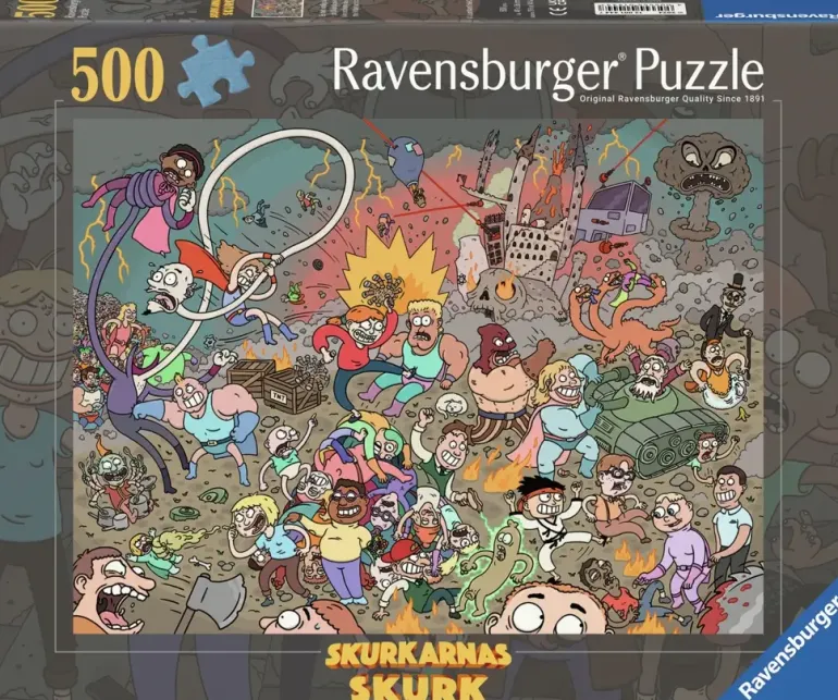 Ravensburger: Skurkarnas Skurk - En Helt Vanlig Dag På Skurkskolan (500)