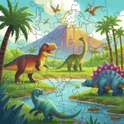 Ravensburger: Wooden Träpussel - Dinosaur Days (44)