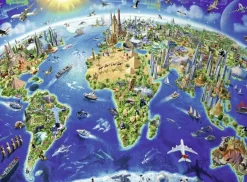 Ravensburger: World Landmarks Map (200)