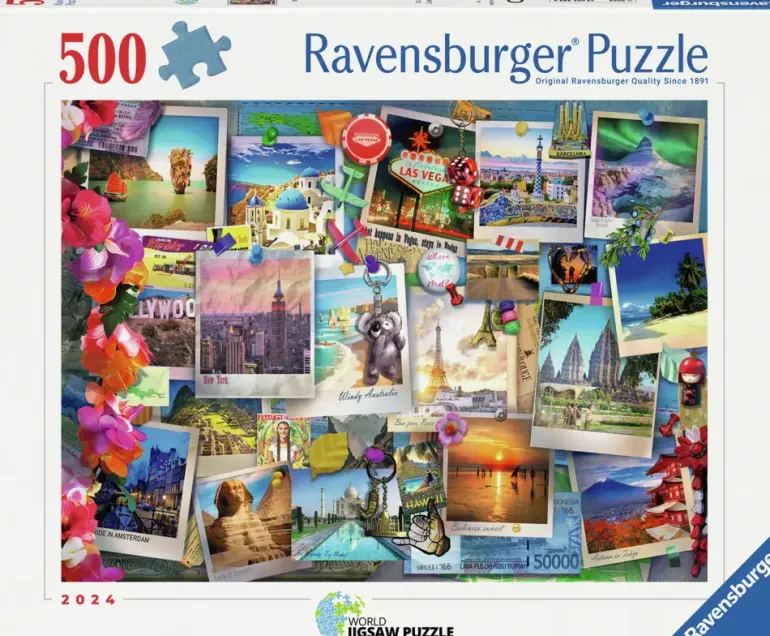 Ravensburger: World Travel Pinboard (500)