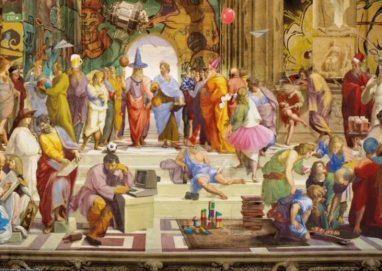 Schmidt: Art & Fun - The School of Athens 2024 (1000)