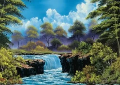 Schmidt: Bob Ross - Waterfall in the Glade (1000)